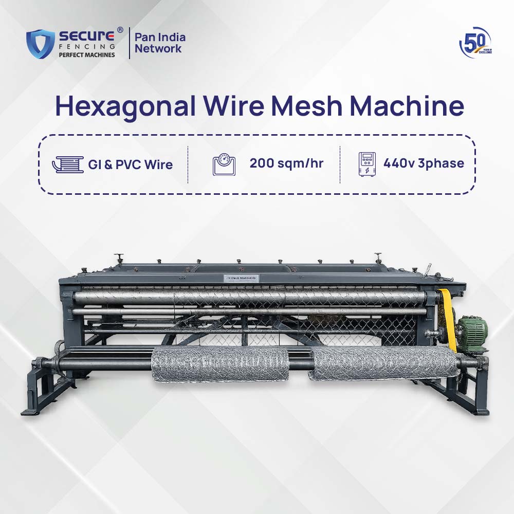 Hexagonal Wire Mesh Machine | Secure Fencing Machine