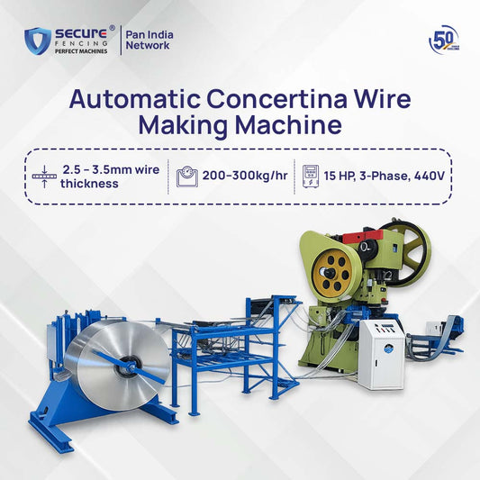 Automatic Concertina Wire Making Machine