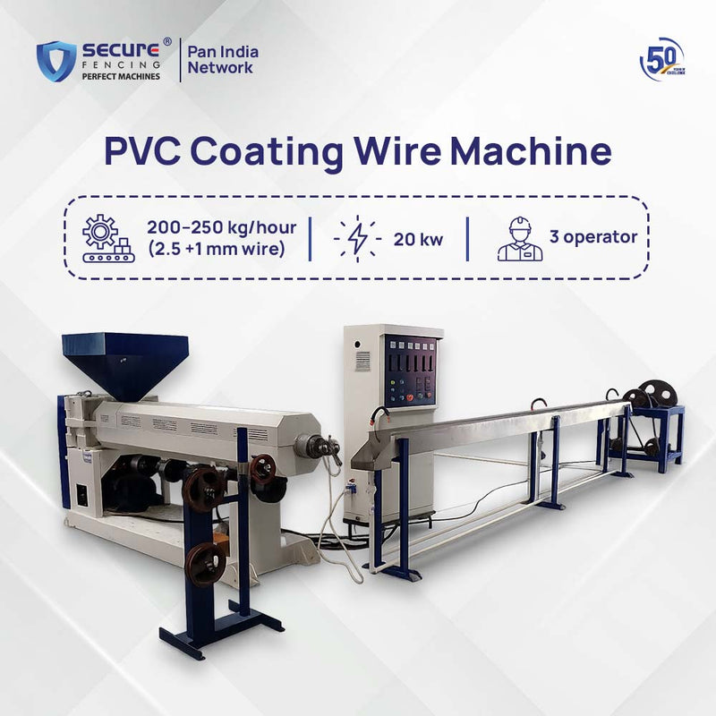 PVC GI Wire Coating Machine
