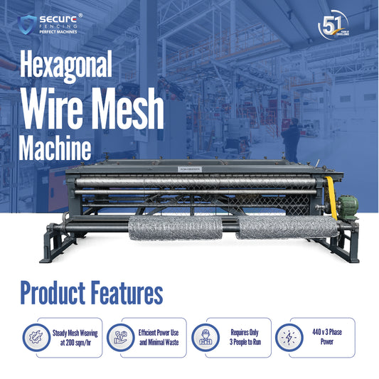Hexagonal Wire Mesh Machine