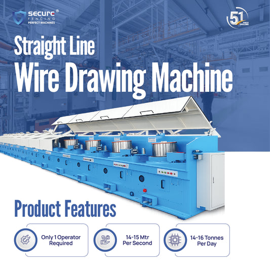 Automatic Straight Line Wire Drawing Machine