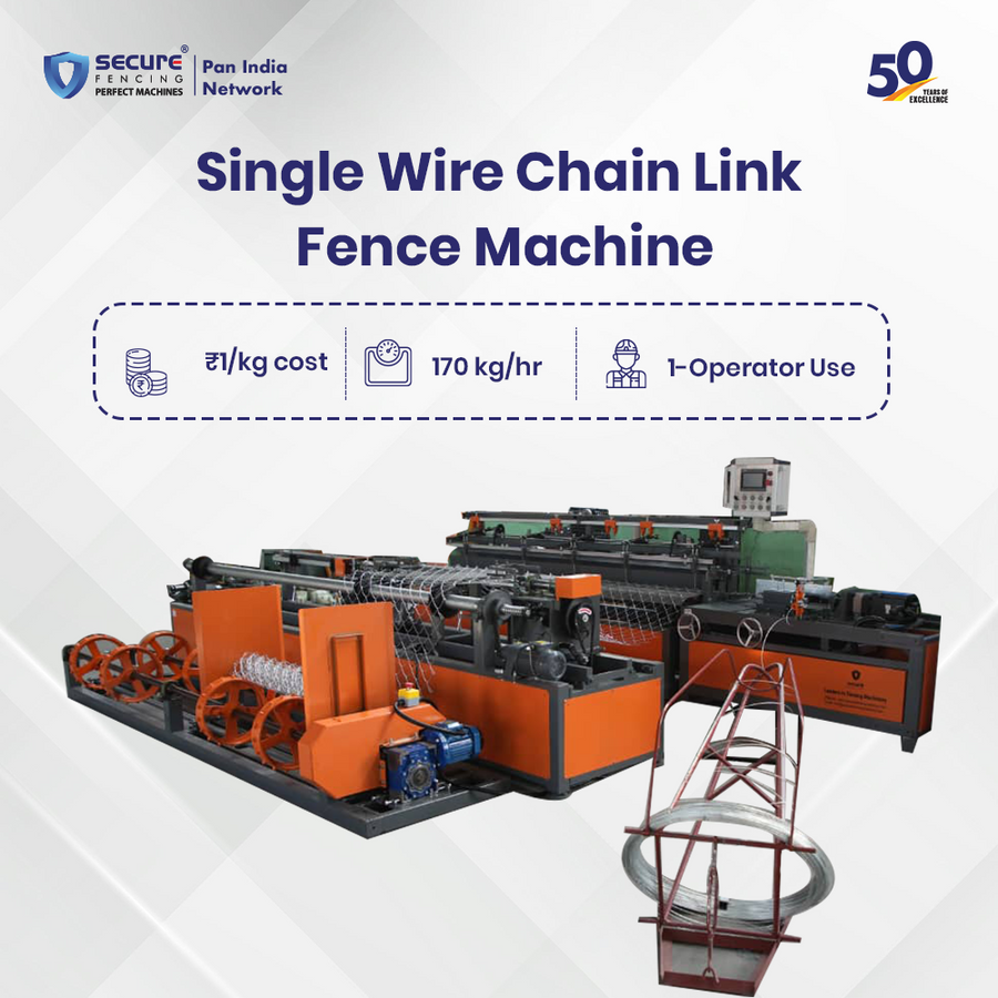 Link Chain In Machine Chain Link Fencing Machine – Secure Fencing
