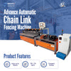 Advanced Semi-Automatic Chain Link Fencing Machine in Gujarat