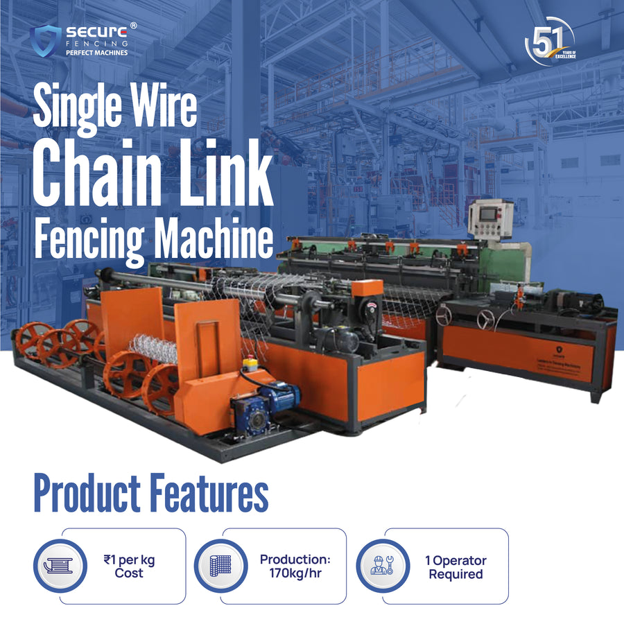 Fully Automatic Chain Link Fencing Machine