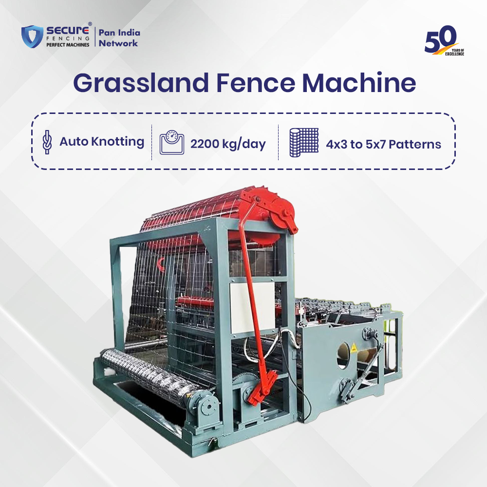 Fencing Machine Operator Grassland Fencing Machine in Rajasthan – Secure Fencing